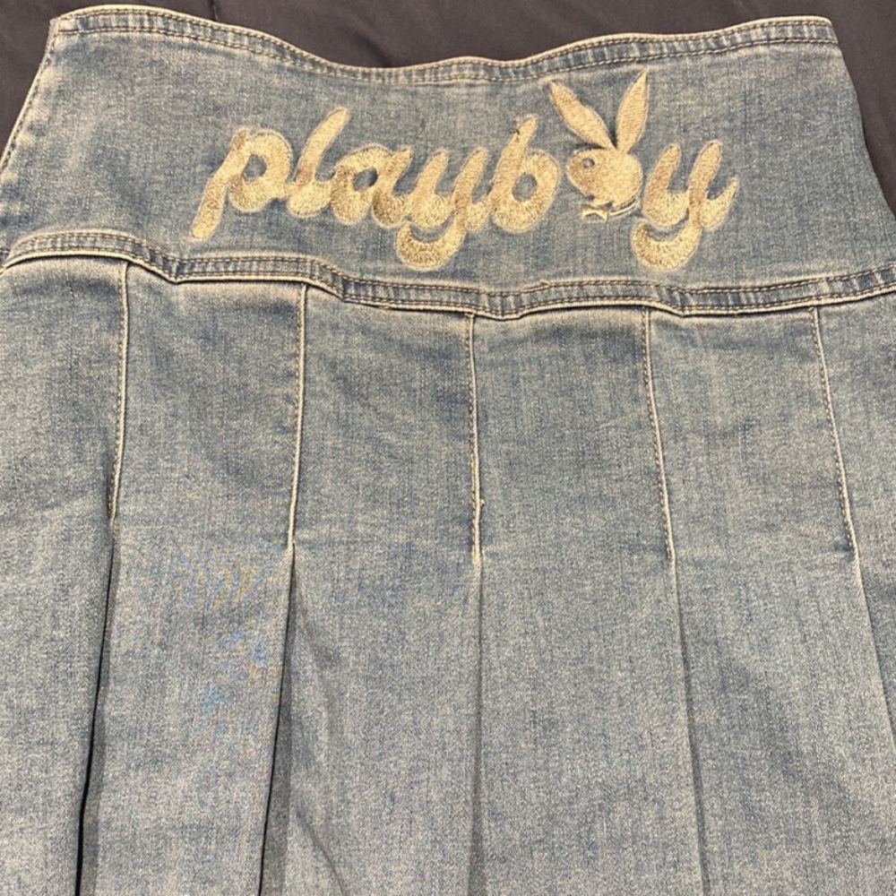 Playboy x PacSun Denim Skirt